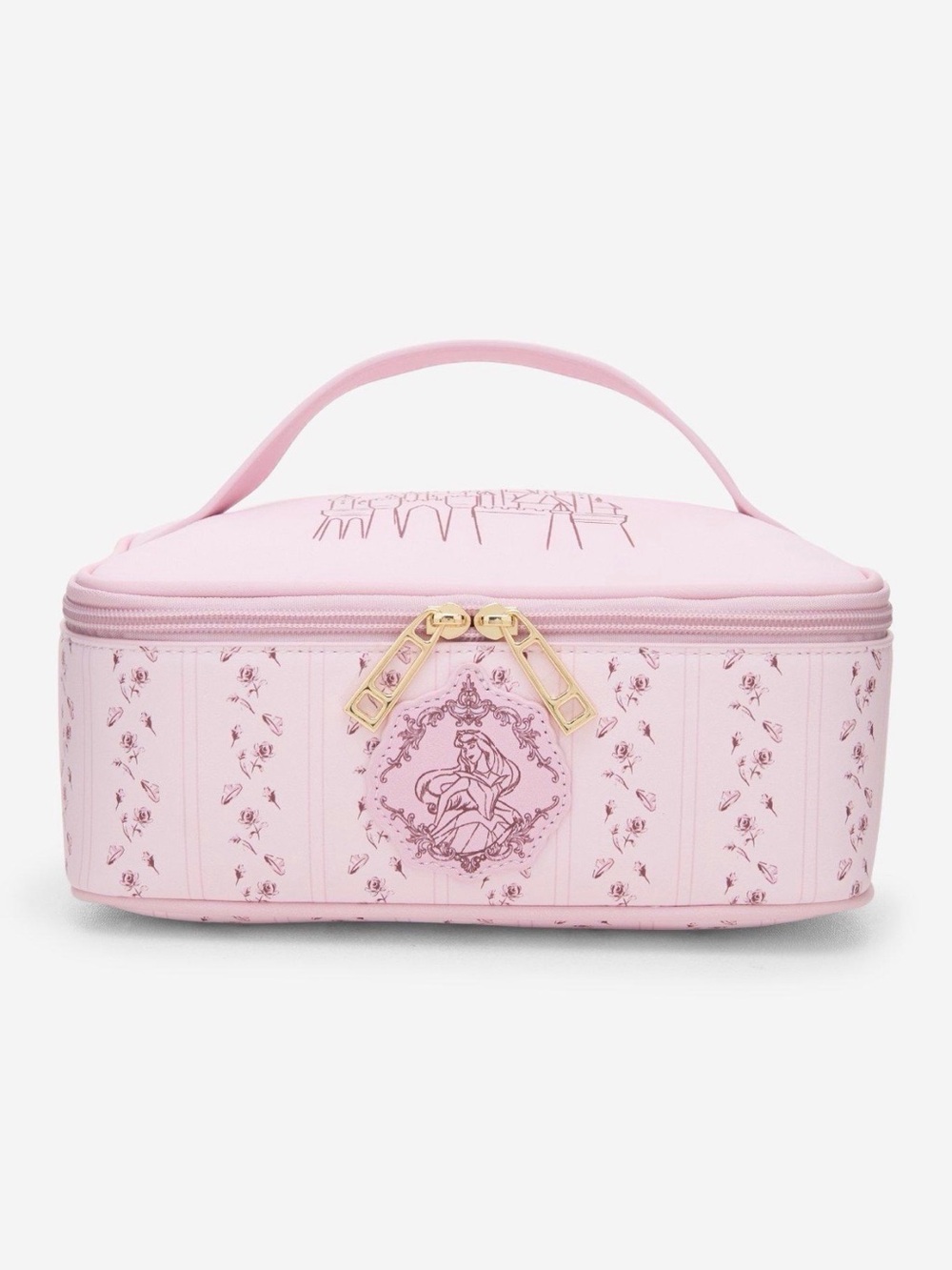 New Disney Princess Sleeping Beauty Zippered Train Case